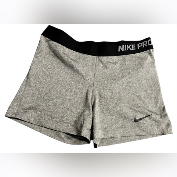 Nike Pro Dri Fit 3" Compression Training Shorts in Gray - Picture 1 of 10